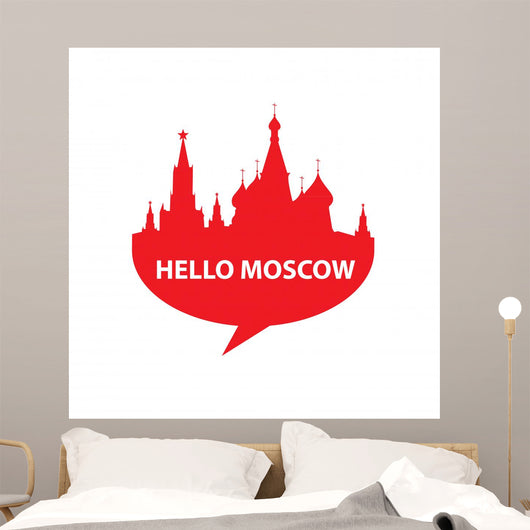 hello-moscow Wall Decal