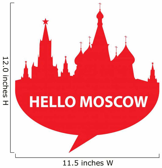 hello-moscow Wall Decal