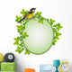 Beautiful Frame  Foliage Wall Decal