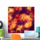 Mosaic orange abstract. EPS 10 Wall Mural