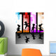kids silhouettes Wall Mural