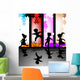 kids silhouettes Wall Mural
