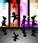 kids silhouettes Wall Mural