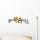 Iconic Comedy Tragedy Theatre Masks Wall Decal