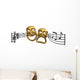 Iconic Comedy Tragedy Theatre Masks Wall Decal