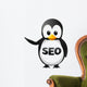 SEO (Search Engine Optimization) Penguin Wall Decal