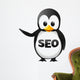 SEO (Search Engine Optimization) Penguin Wall Decal