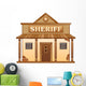 Wild West Sheriff's office Wall Decal