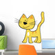 Yellow Cat Wall Decal