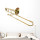 Three-Fourths Angled Trombone Wall Decal