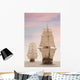 Tall Wooden Vintage Sailing Ships Wall Mural
