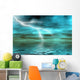 storm in the ocean Wall Mural