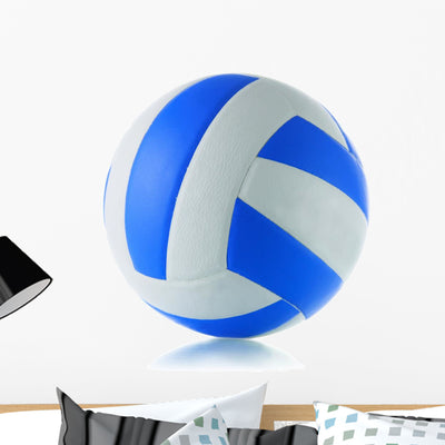 Volleyball Wall Decal shown on a wall