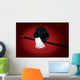 Top Hat White Gloves Wall Mural