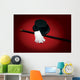 Top Hat White Gloves Wall Mural