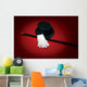 Top Hat White Gloves Wall Mural