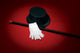 Top Hat White Gloves Wall Mural