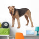 Nice airedale terrier breed dog Wall Decal