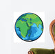 Earth Cartoon Globe Wall Decal