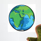 Earth Cartoon Globe Wall Decal