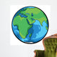 Earth Cartoon Globe Wall Decal