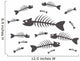 Black and White Fish Skeletons Wall Decal