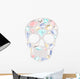 Skull with Gemstones Pattern