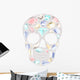 Skull with Gemstones Pattern