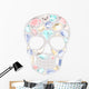 Skull with Gemstones Pattern