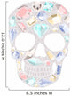 Skull with Gemstones Pattern