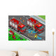 Isometric Firefighter Truck Front