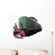 Old green locomotive Wall Decal