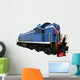 Blue Locomotive Wall Decal