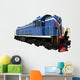 Blue Locomotive Wall Decal