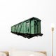 Green Passenger Train Car
