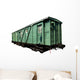 Green Passenger Train Car