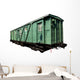 Green Passenger Train Car