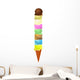 Eight Scoops of Ice Cream Wall Decal