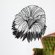 Bald eagle head as USA symbol for mascot or emblem design logo. Wall Decal