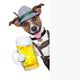Oktoberfest Dog Wall Decal