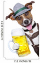 Oktoberfest Dog Wall Decal