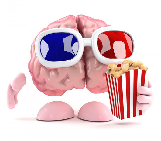 Brain Eats Popcorn Movies Wall Mural