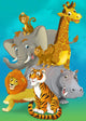 Cartoon safari - illustration for the children Wall Mural