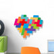 Tetris Gamer Girl Wall Decal