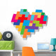 Tetris Gamer Girl Wall Decal