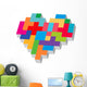 Tetris Gamer Girl Wall Decal