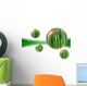 bamboo orbs Wall Mural