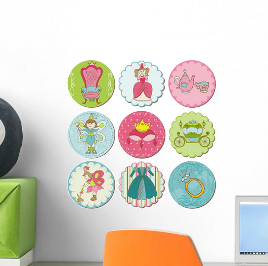 Scrapbook Design Elements Tags Wall Decal