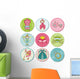 Scrapbook Design Elements Tags Wall Decal