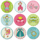 Scrapbook Design Elements - Tags with Princess Elements Wall Decal